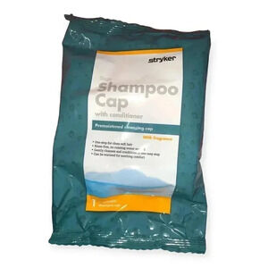 Sage Rinse-Free Shampoo Caps with Conditioner, Pre-Moistened and Disposable